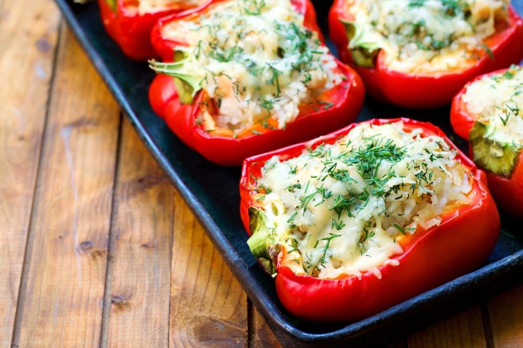 Red Pepper and Mozzarella Stuffed Chicken Caprese Ketogenic Diet Resource