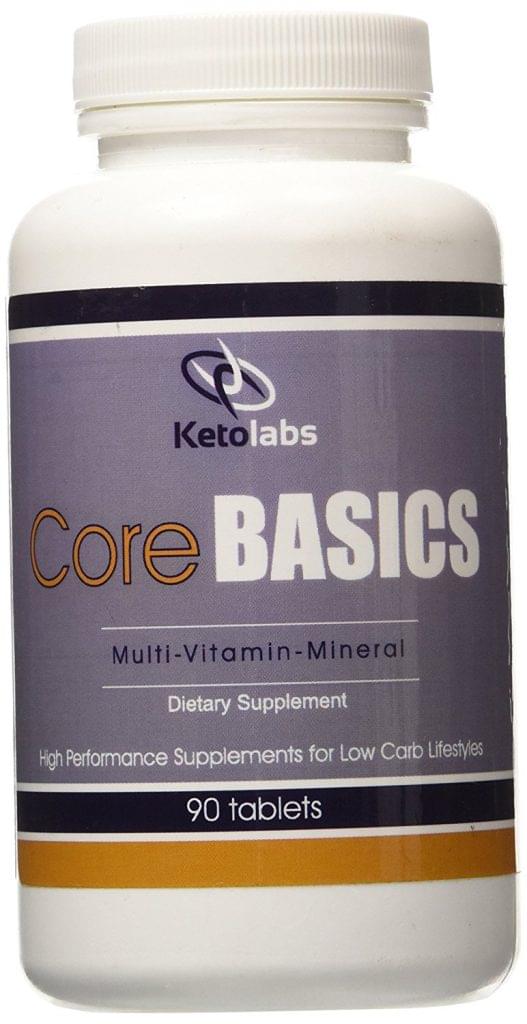 ketolabs core basics daily multivitamin mineral supplement with probiotic complex