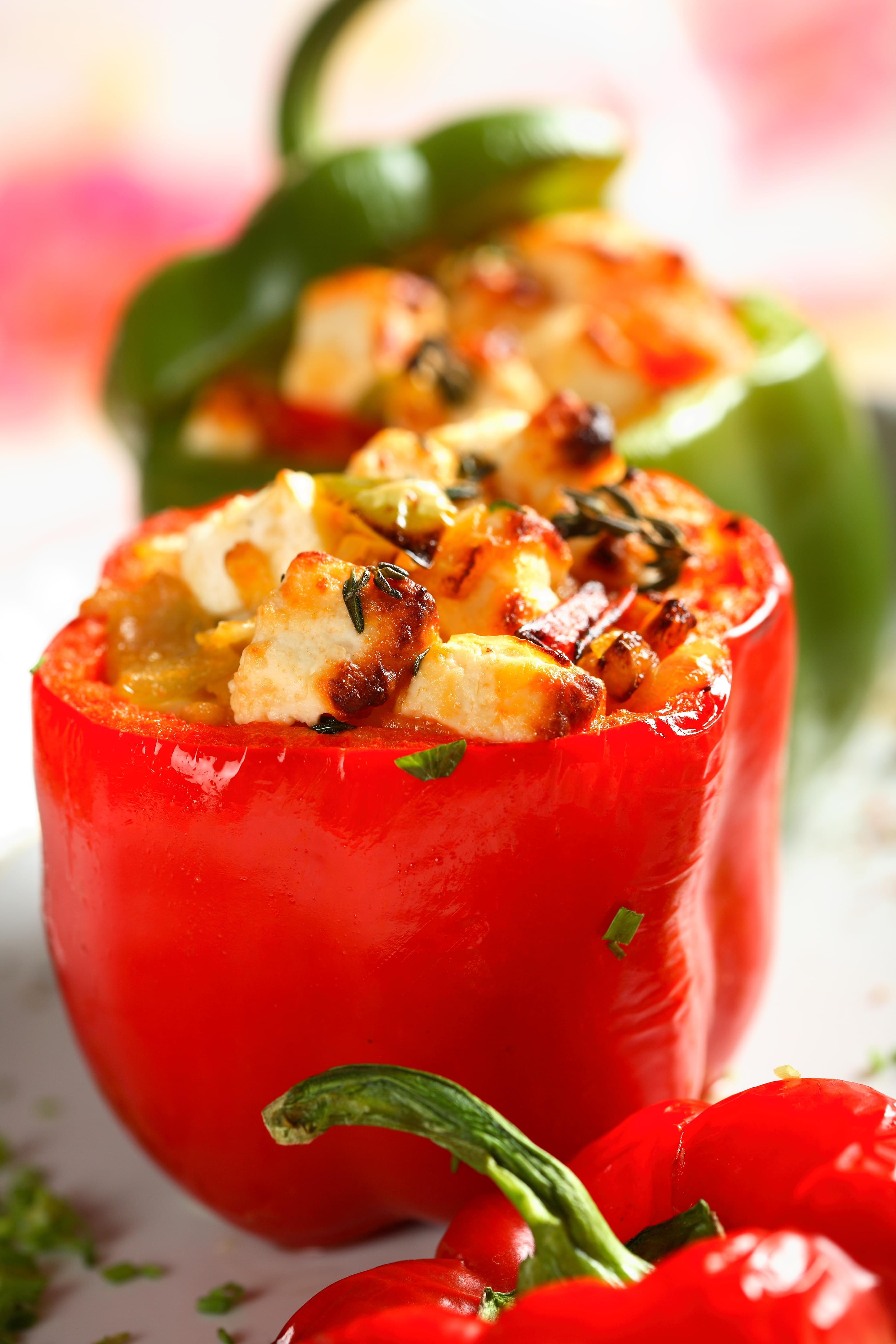 Chicken Fajita Stuffed Bell Peppers Ketogenic Diet Resource