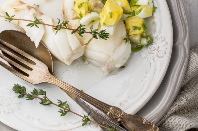 Baked Lemon Butter and Thyme Cod