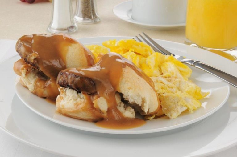 Biscuits and Sausage Gravy | Ketogenic Diet Resource