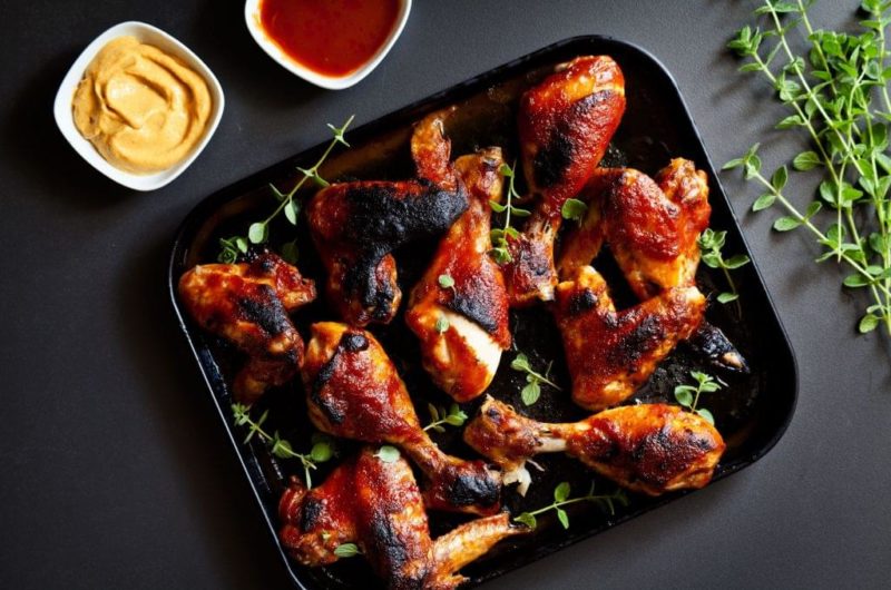 Mustard Shallot Chicken Drumsticks