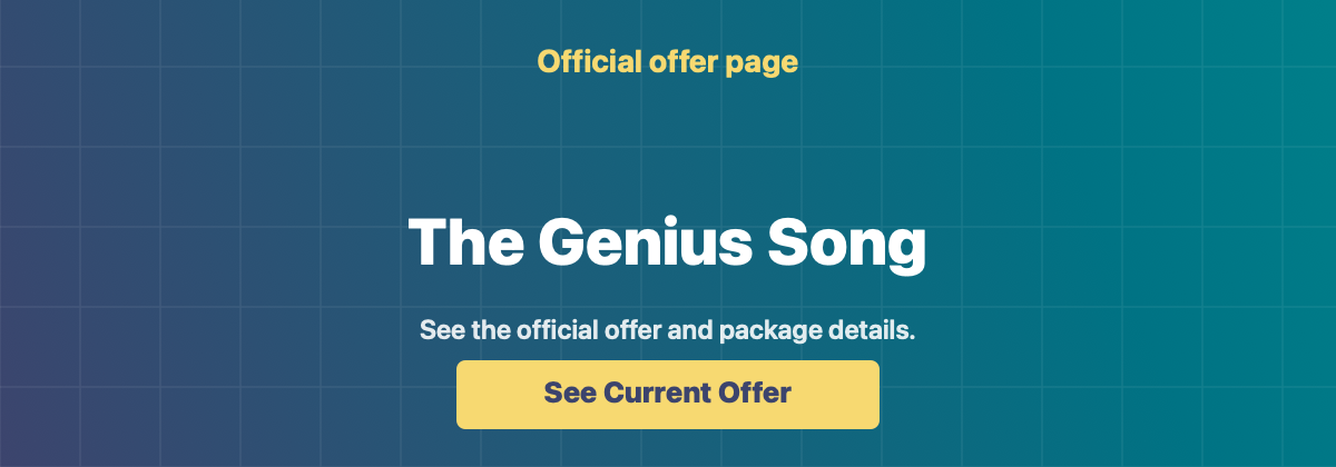 The Genius Song review official offer review CTA