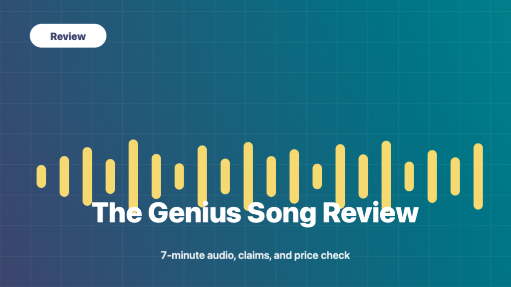 The Genius Song review product image and offer details